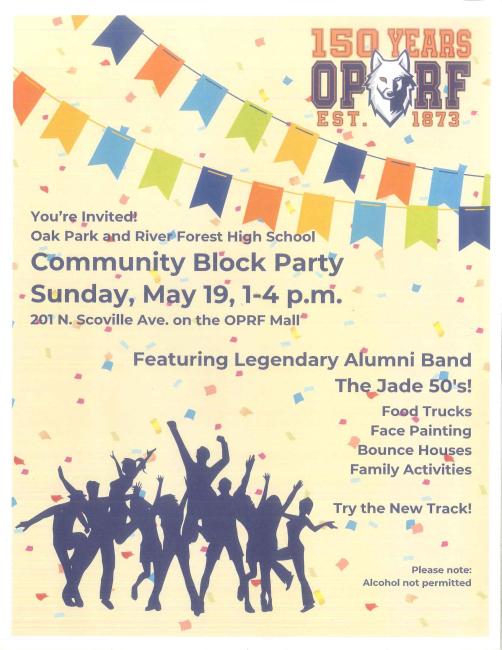 OPRF High School community block party
