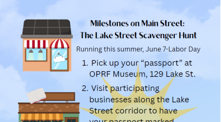 milestones on main street flier