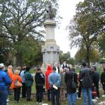 cemetery walk, druids monument